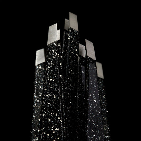 Dusted Onyx Slant Tweezer