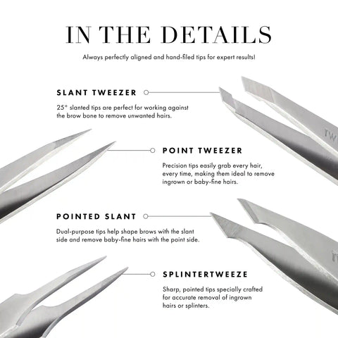 Signature Red Slant Tweezer
