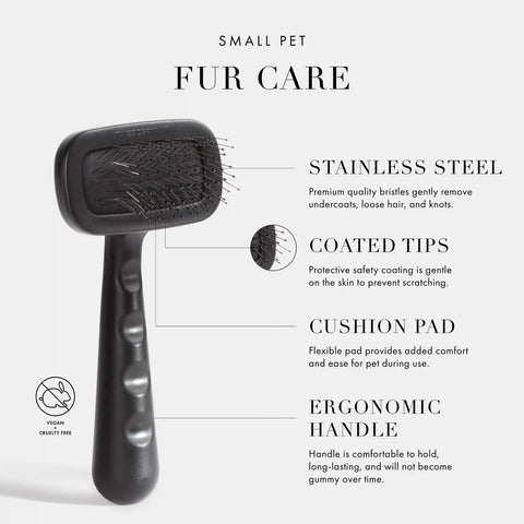 Small Coated Tip Slicker Brush